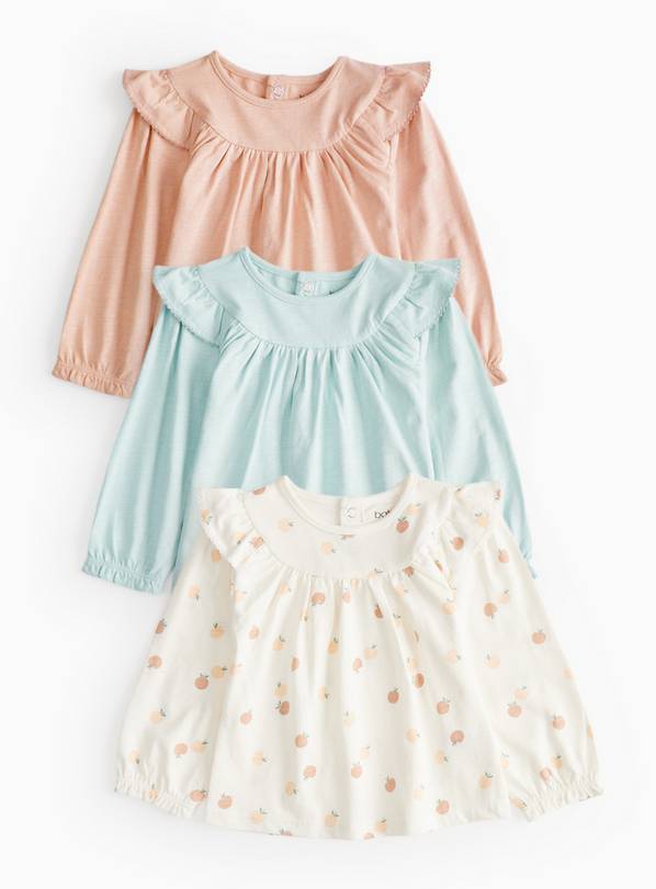 Apricot Harvest Long Sleeve Tops 3 Pack 3-6 months
